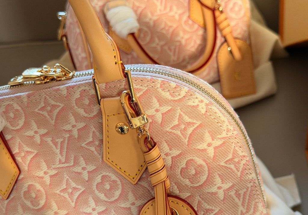 Louis Vuitton Alma BB Monogram Top-Handle Bag — detail