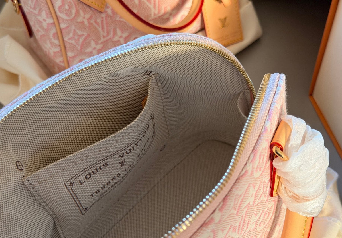 Louis Vuitton Alma BB Monogram Top-Handle Bag — detail