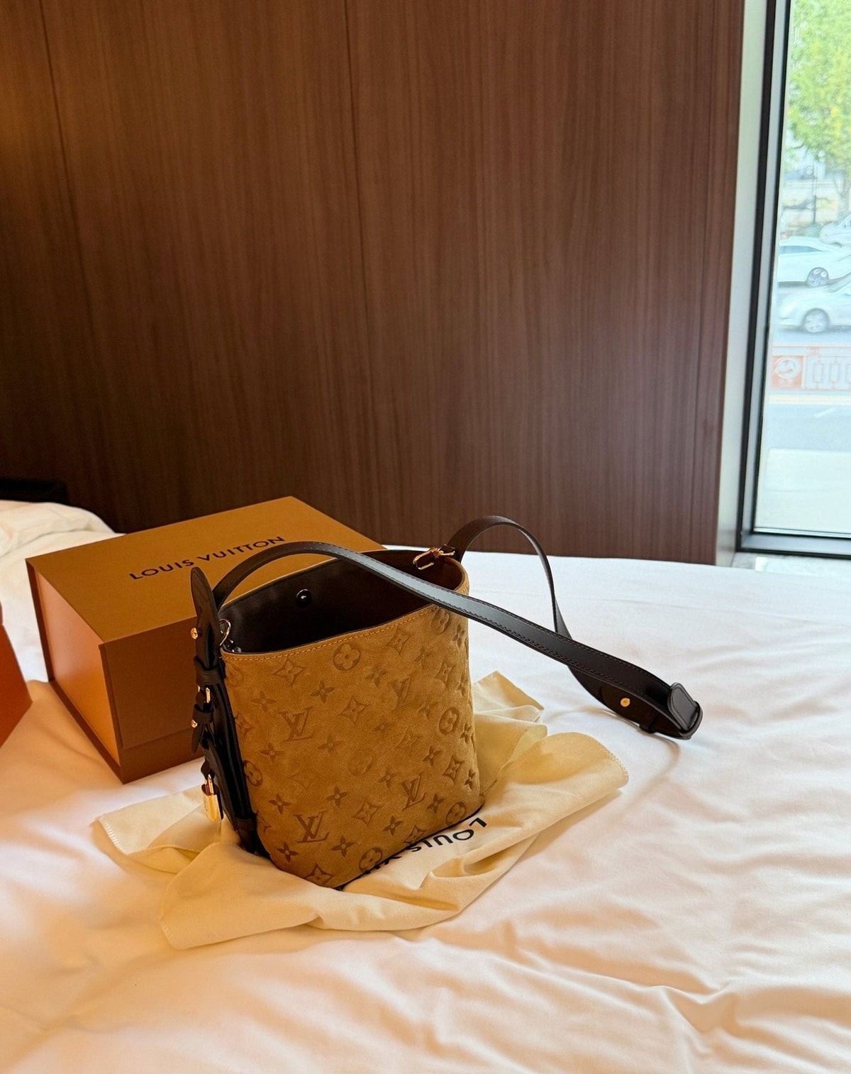 Louis Vuitton All In BB Monogram Bucket Bag — back
