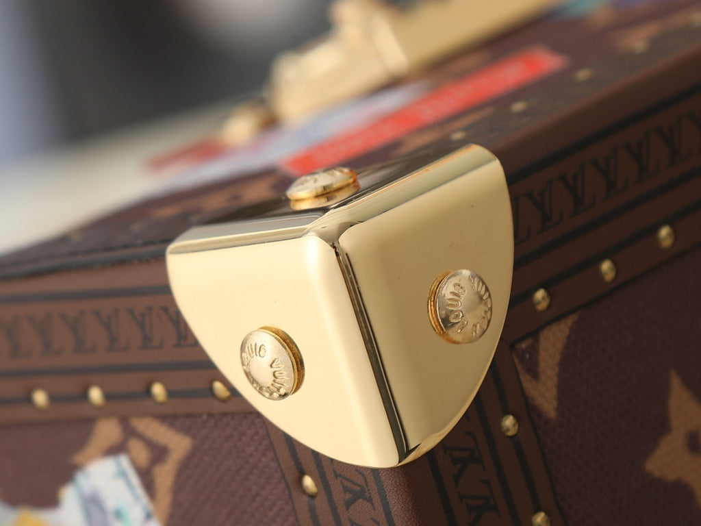 Louis Vuitton Speedy Trunk Monogram Top-Handle Bag — detail