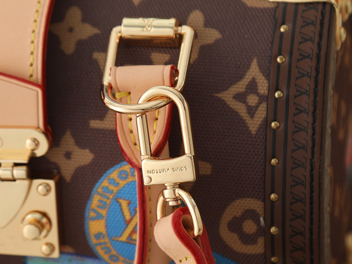 Louis Vuitton Speedy Trunk Monogram Top-Handle Bag — detail