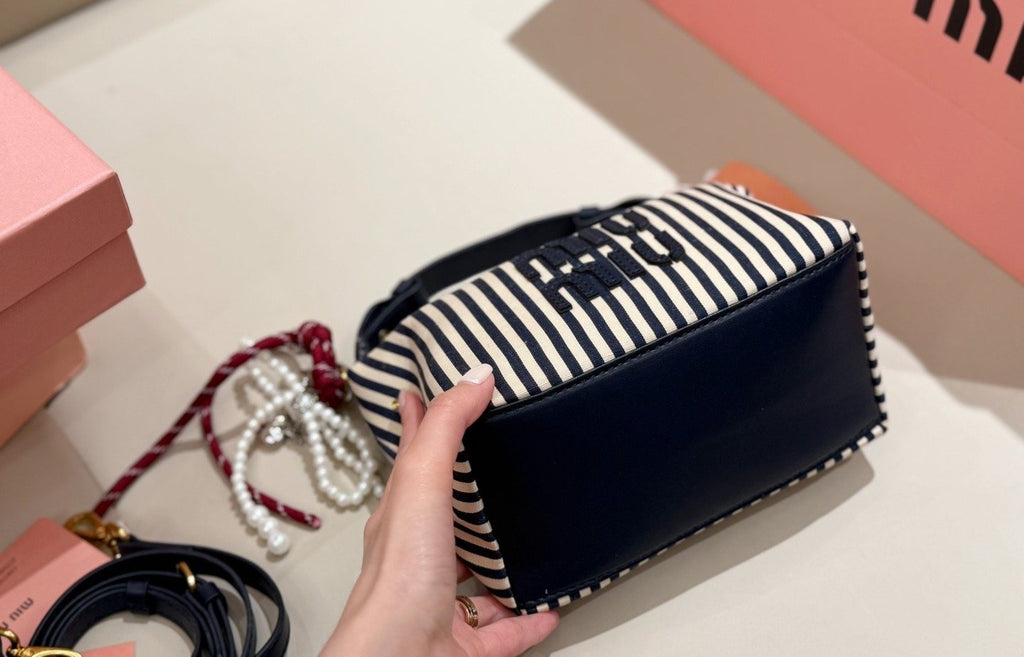 Miu Miu Mini Lunchbox Top-Handle Shoulder Bag — detail