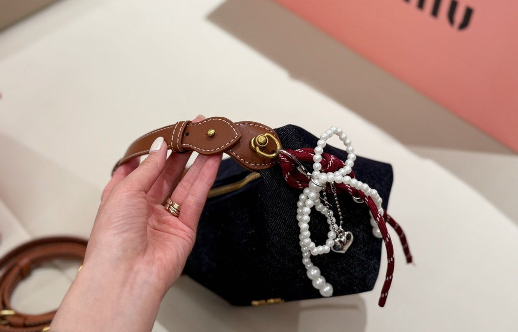 Miu Miu Mini Lunchbox Top-Handle Shoulder Bag — side