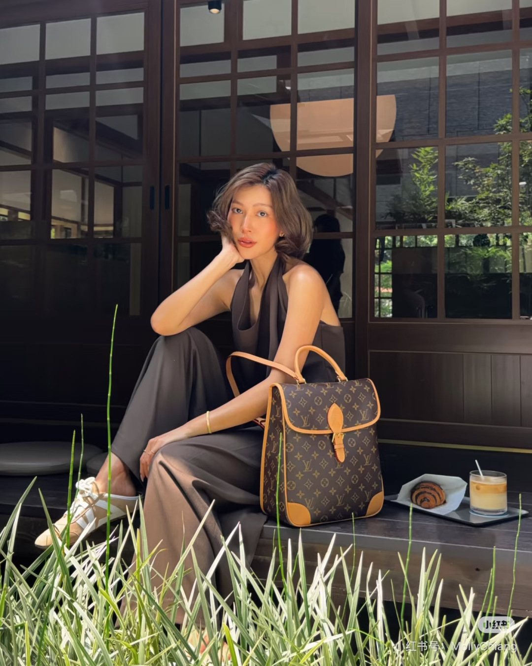 Louis Vuitton Diane Monogram Flap Backpack — hero