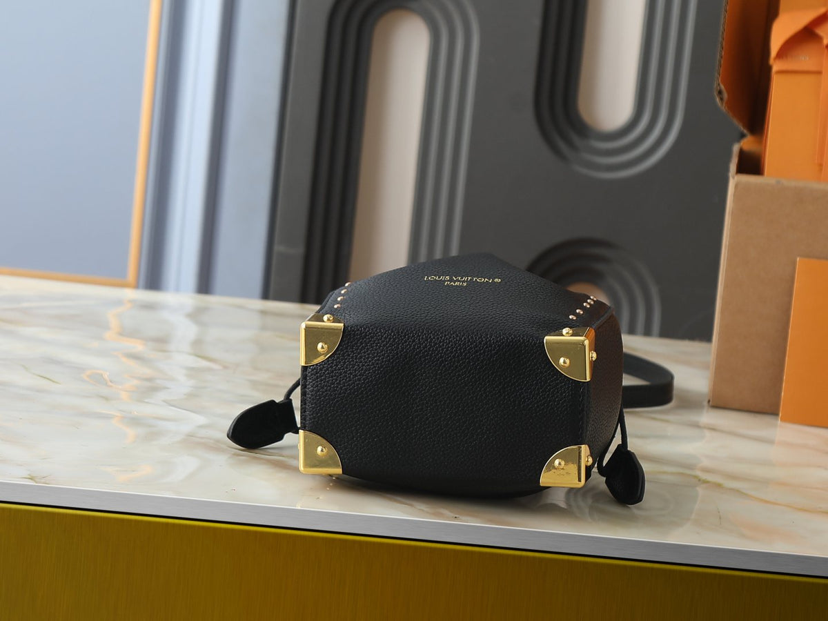 Louis Vuitton Nano Noé Trunk Bucket Bag — detail