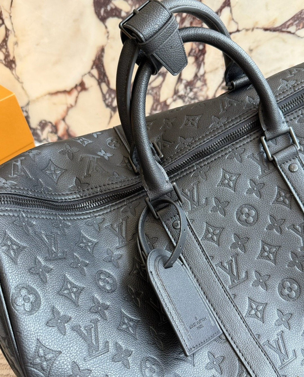 Louis Vuitton Keepall Monogram Travel Duffel — detail