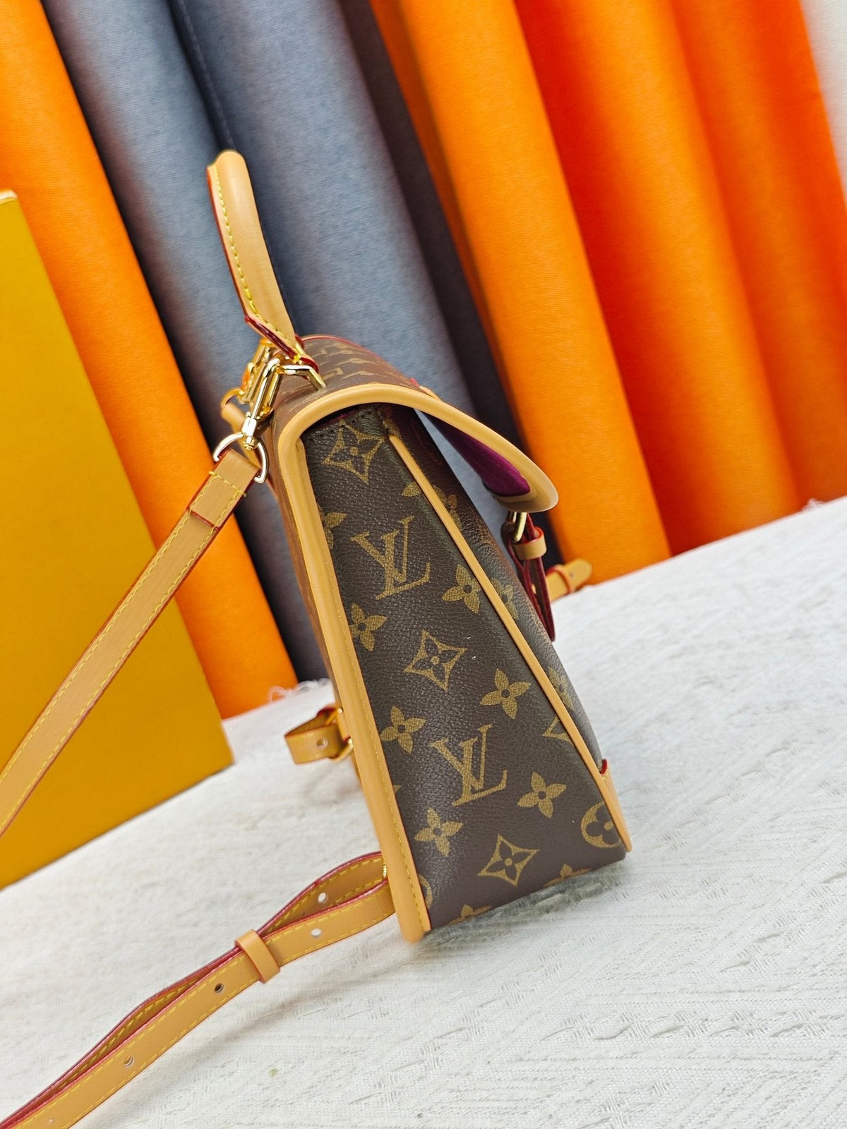 Louis Vuitton Diane Monogram Backpack — side
