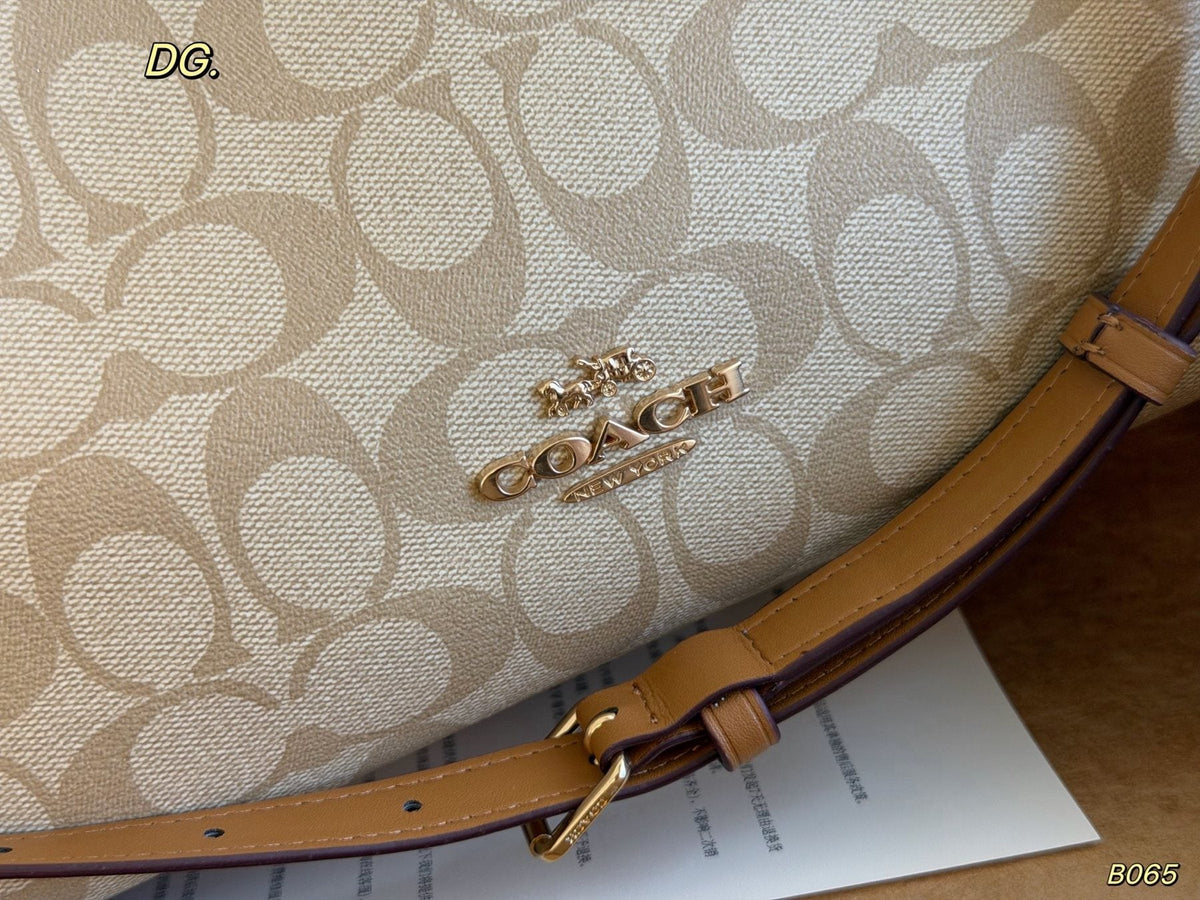 Coach Laurel Monogram Shoulder Bag — detail