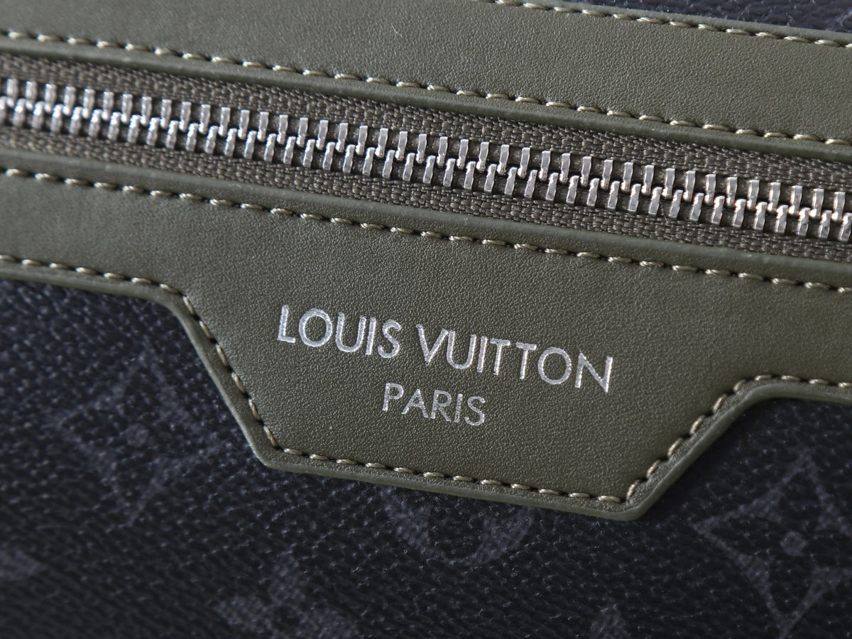 Louis Vuitton Courrier Monogram Eclipse Messenger Bag — detail