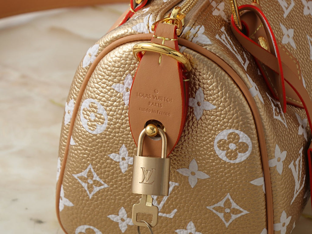 Louis Vuitton Speedy P109 Bandoulière Monogram Bag — detail