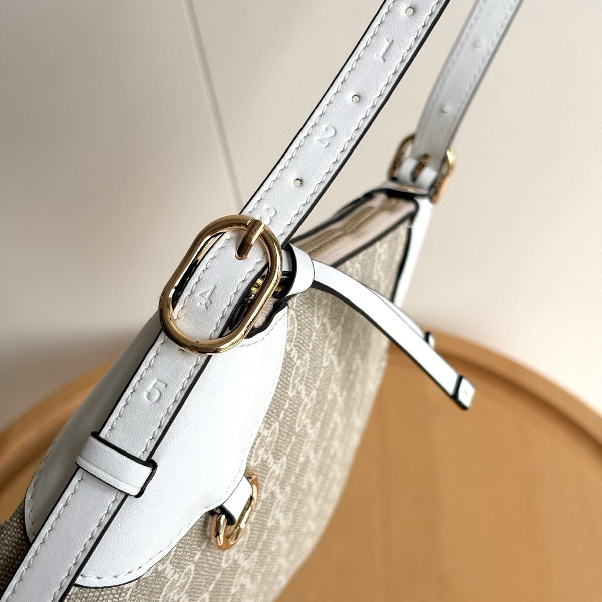 Gucci GG Emblem Monogram Shoulder Bag — detail