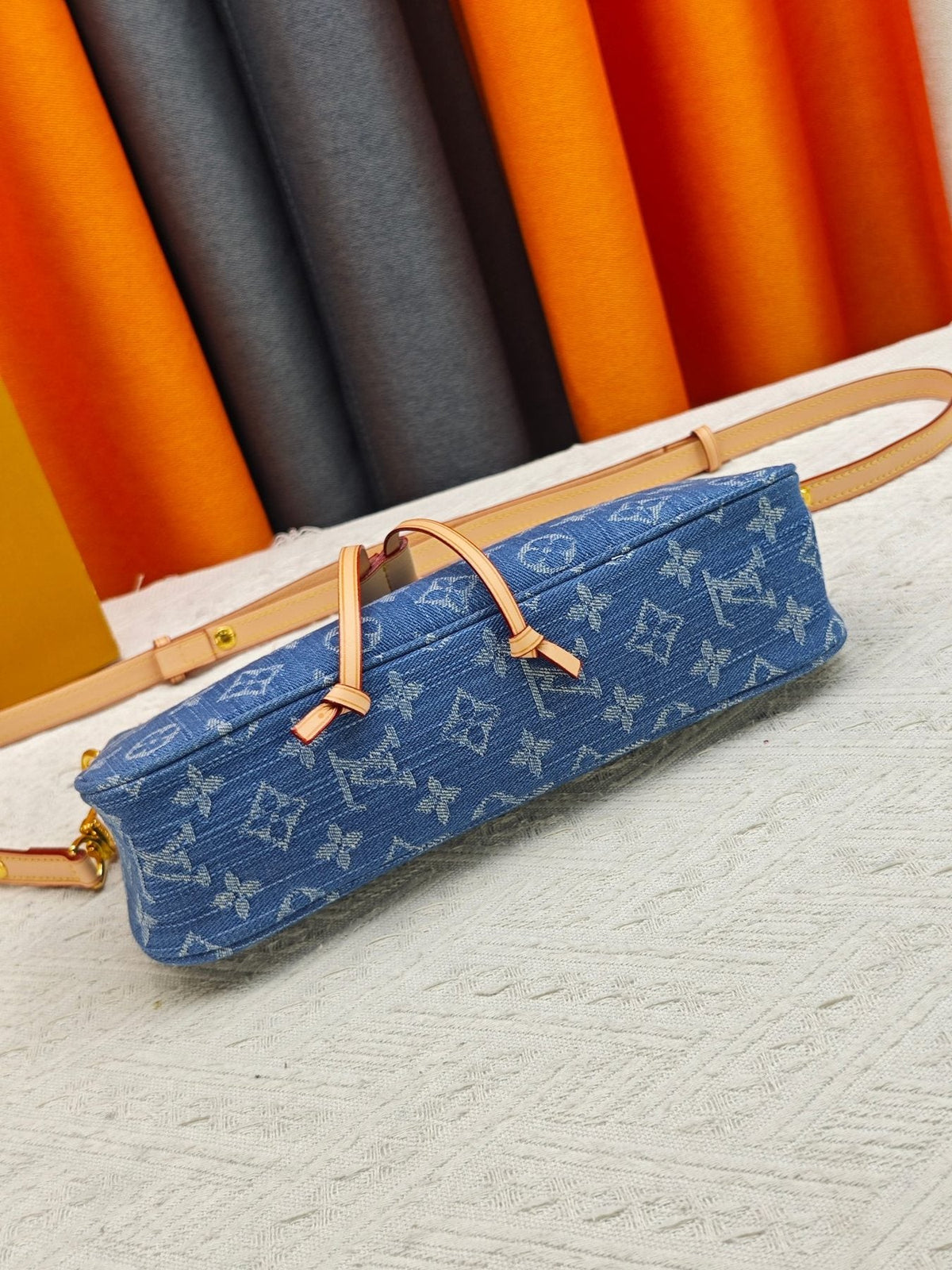 Louis Vuitton Nano Frivole Monogram Drawstring Bag — detail