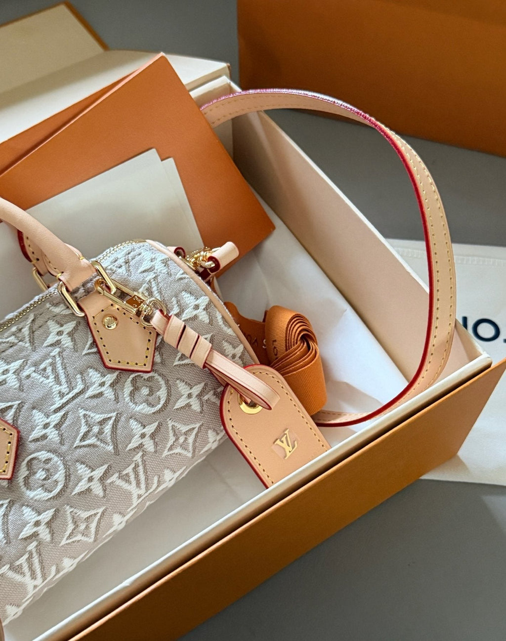 Louis Vuitton Nano Monogram Top-Handle Bag — detail