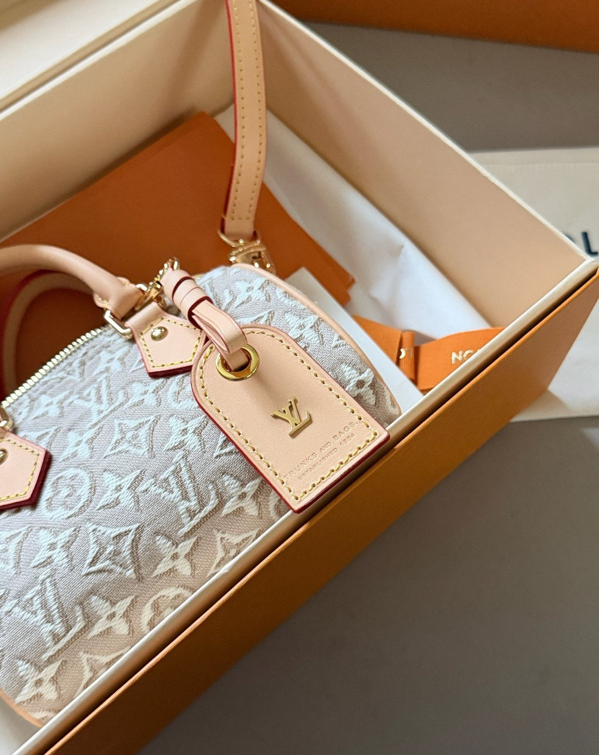 Louis Vuitton Nano Monogram Top-Handle Bag — detail