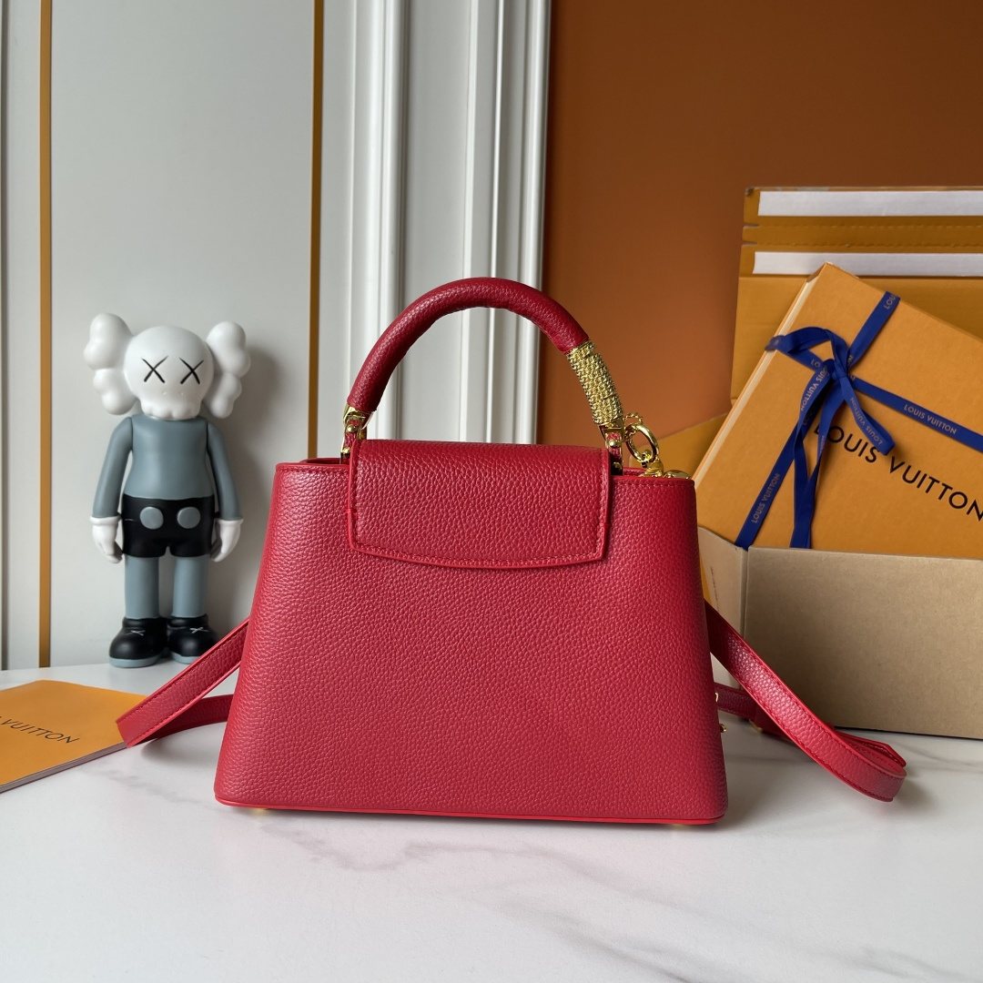 Louis Vuitton Capucines Nano V Mirage Top-Handle Bag — back