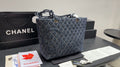 Chanel Cambon Quilted Denim Tote — hero