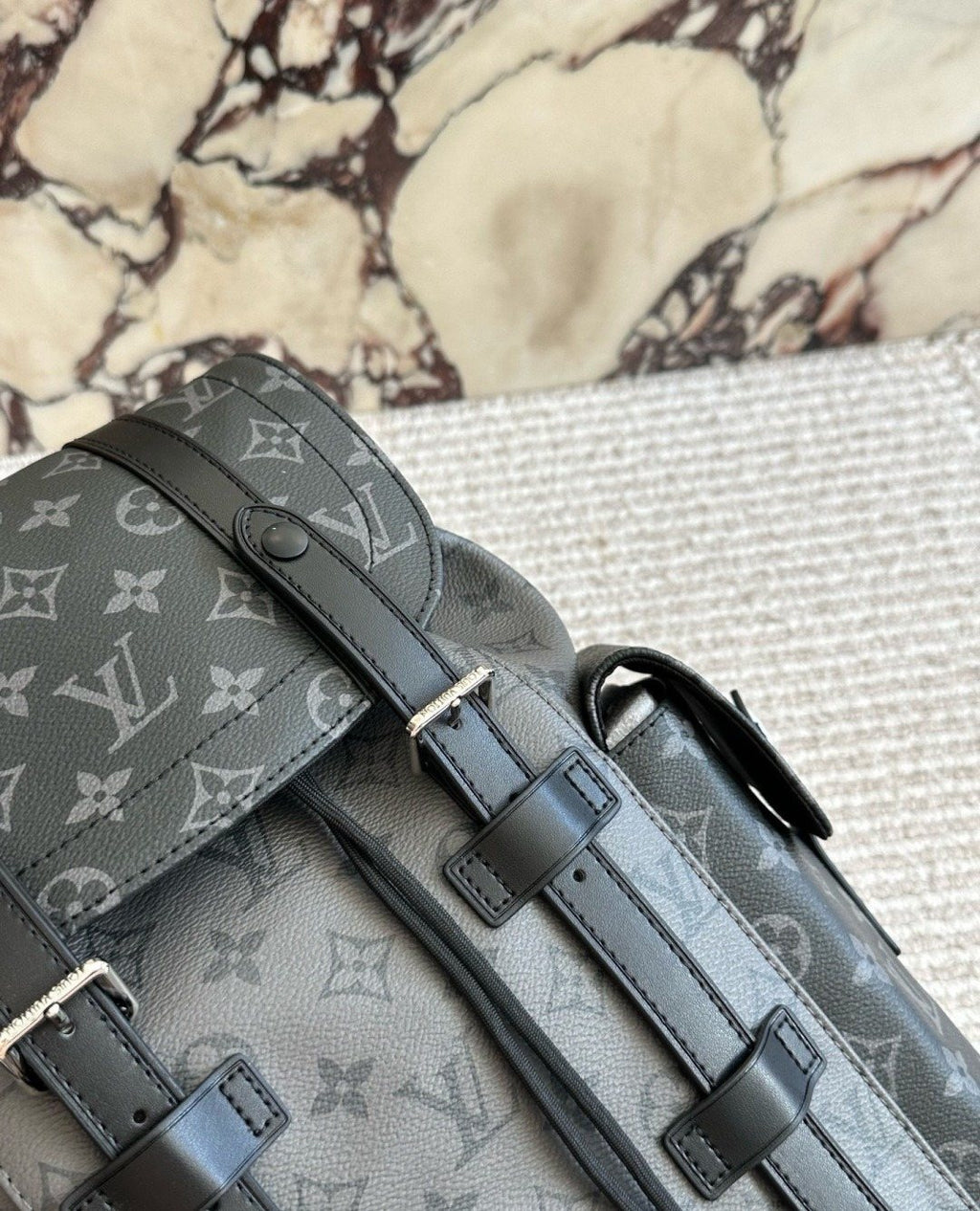 Louis Vuitton Christopher Monogram Backpack — detail