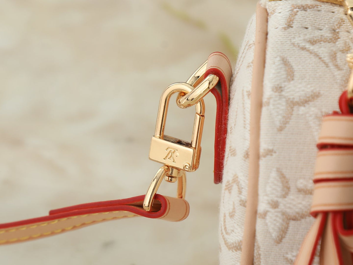 Louis Vuitton Nano Speedy Jacquard Top-Handle Bag — detail