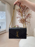 Saint Laurent Envelop Quilted Shoulder Bag — hero