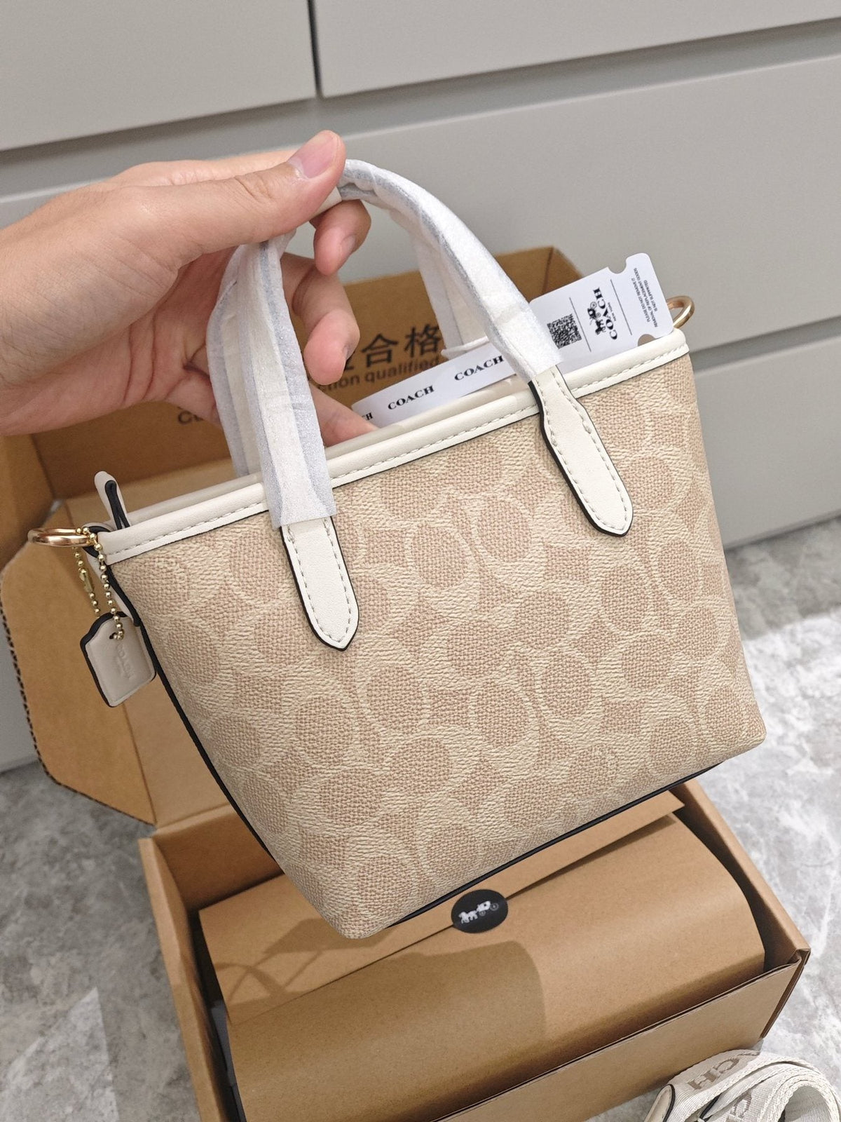 Coach City15 Signature Tote Bag — back