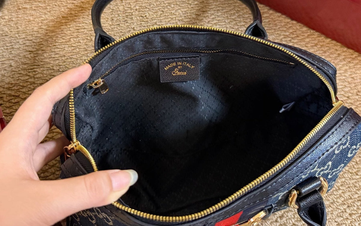 Gucci Borsetto Horsebit Boston Bag — detail