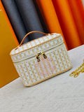 Louis Vuitton Nice Louis Vuitton Stamp Striped Vanity Case — hero