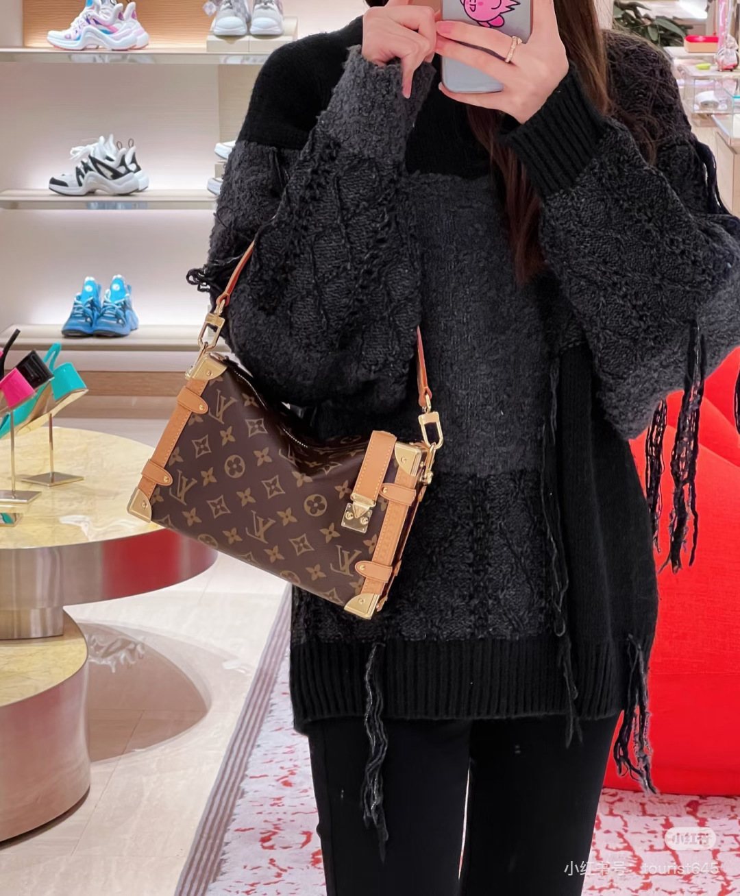 Louis Vuitton Side Trunk Monogram Handbag — hero