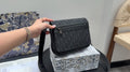 Dior Dark Monogram Flap Messenger Bag — hero