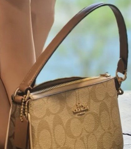 Coach Nolita Monogram Shoulder Bag — detail