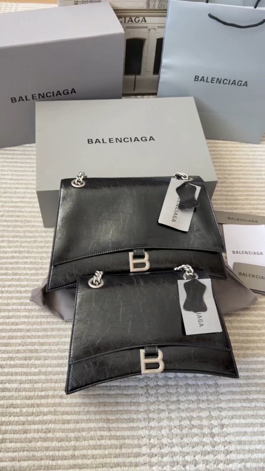Balenciaga Crush Chain-Strap Flap Bag — comparison