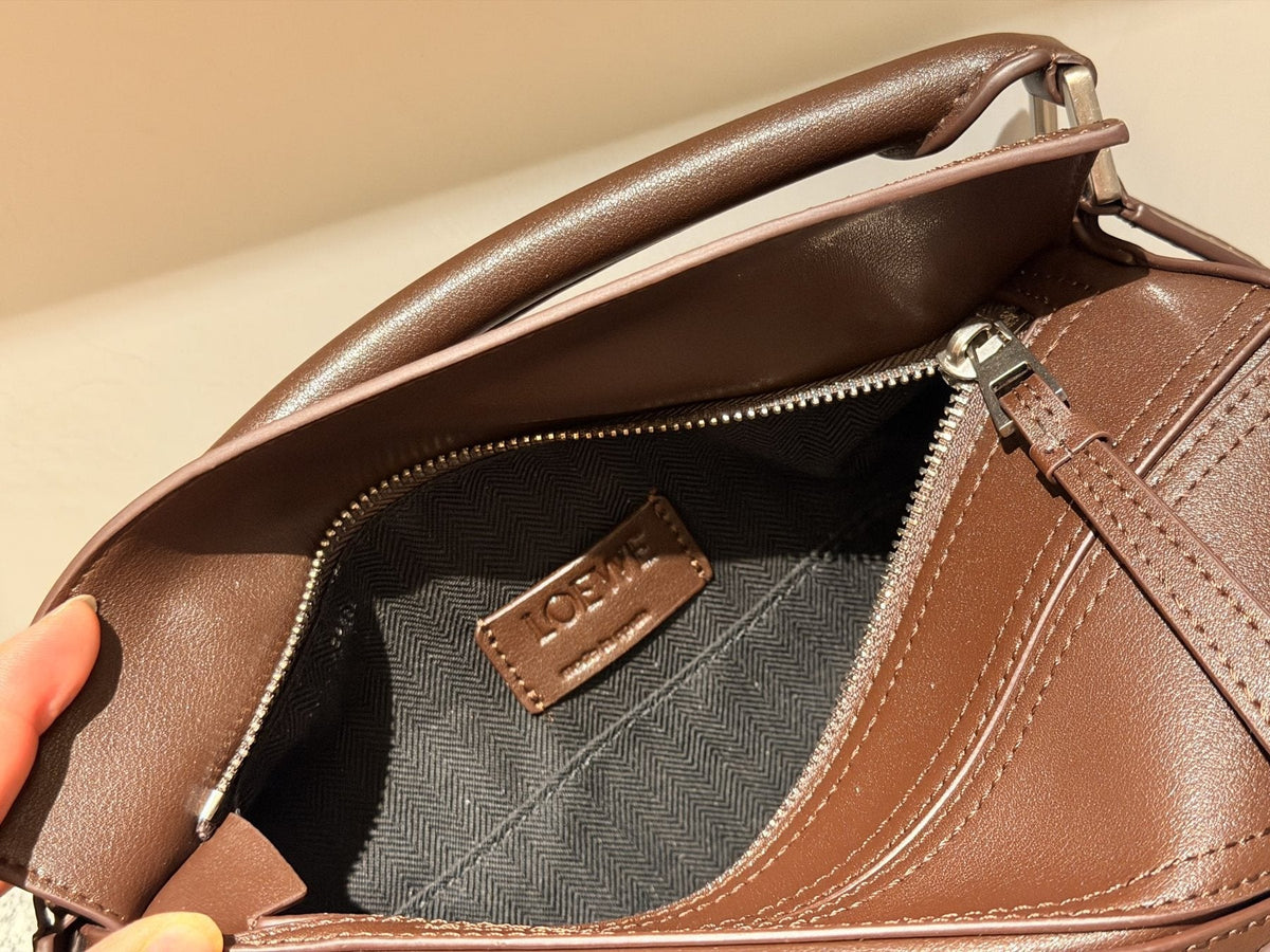 Loewe Puzzle Biker Belted Handbag — detail
