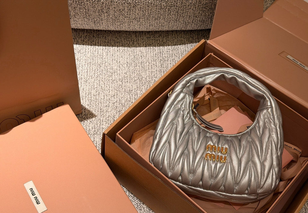 Miu Miu Wander Gathered Top Handle Bag — hero