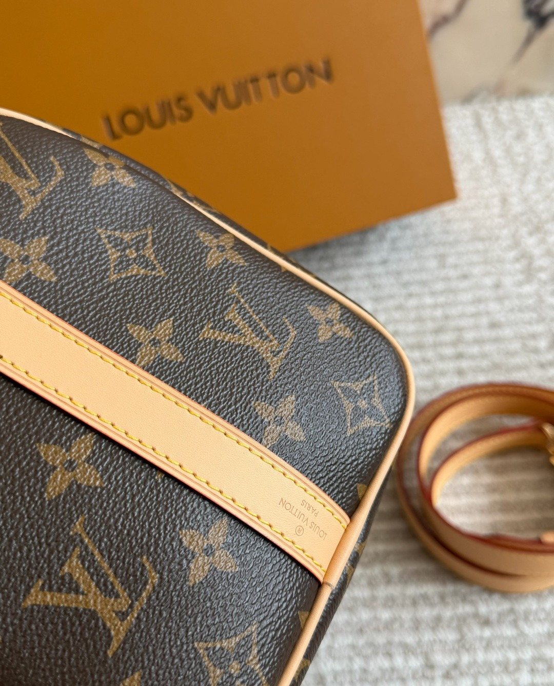 Louis Vuitton Speedy Monogram Satchel — detail