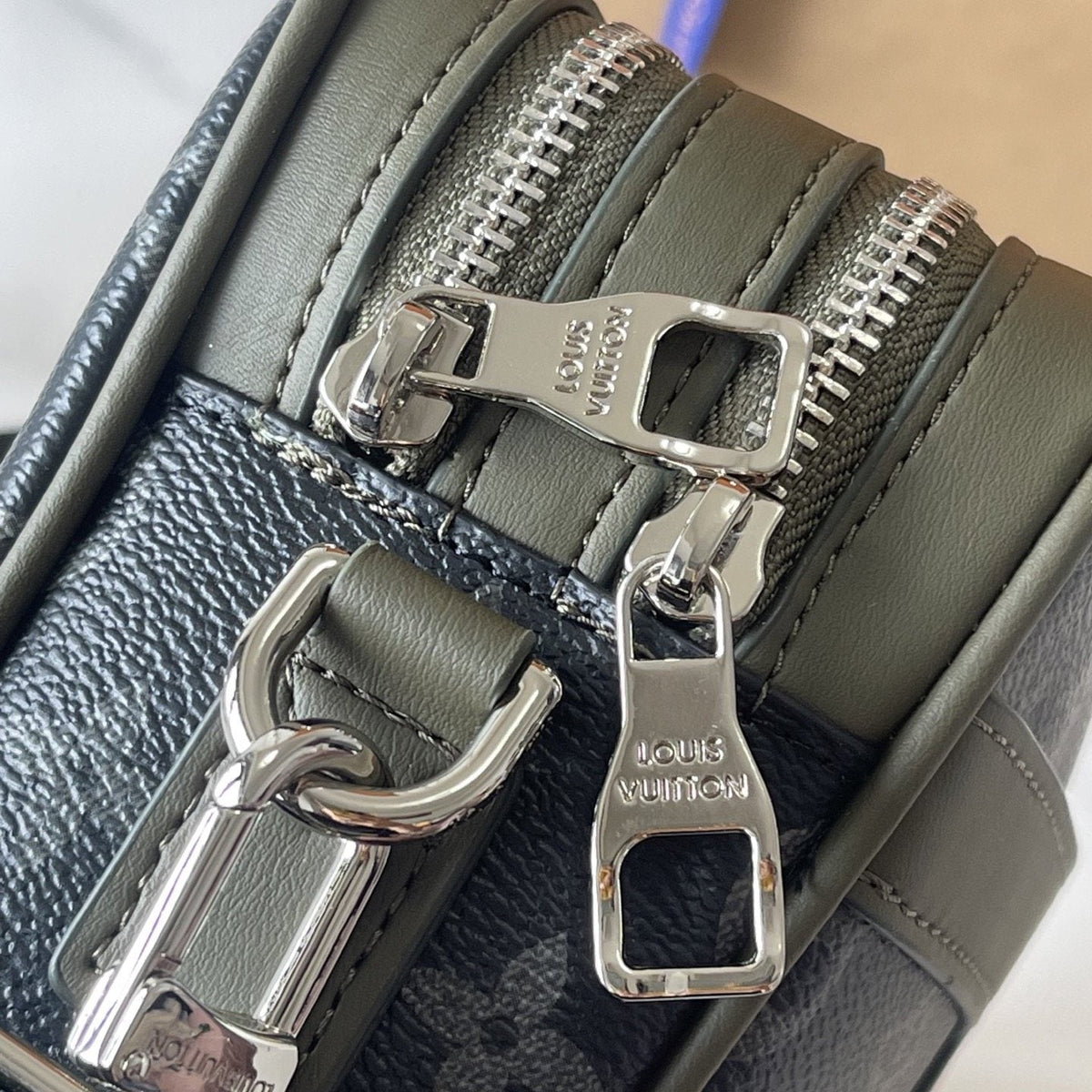 Louis Vuitton Alpha Monogram Messenger Bag — detail
