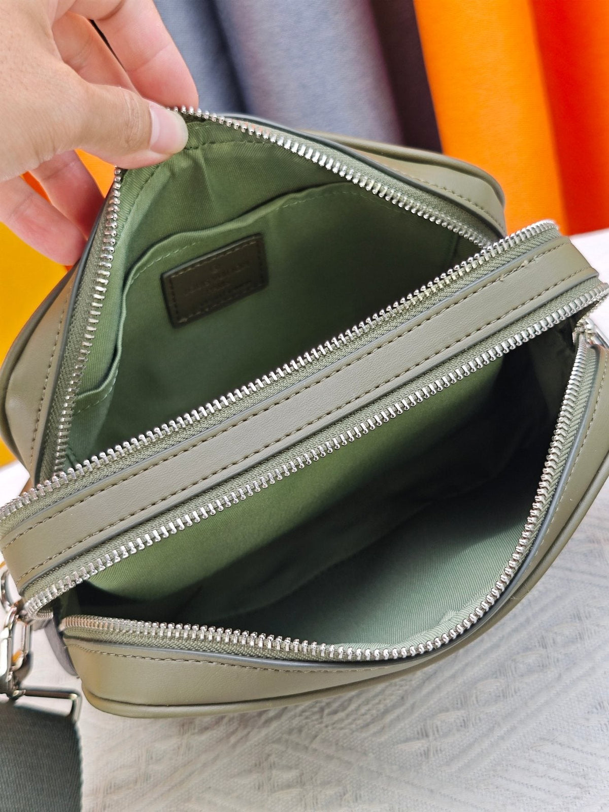 Louis Vuitton Courrier Monogram Messenger Bag — detail