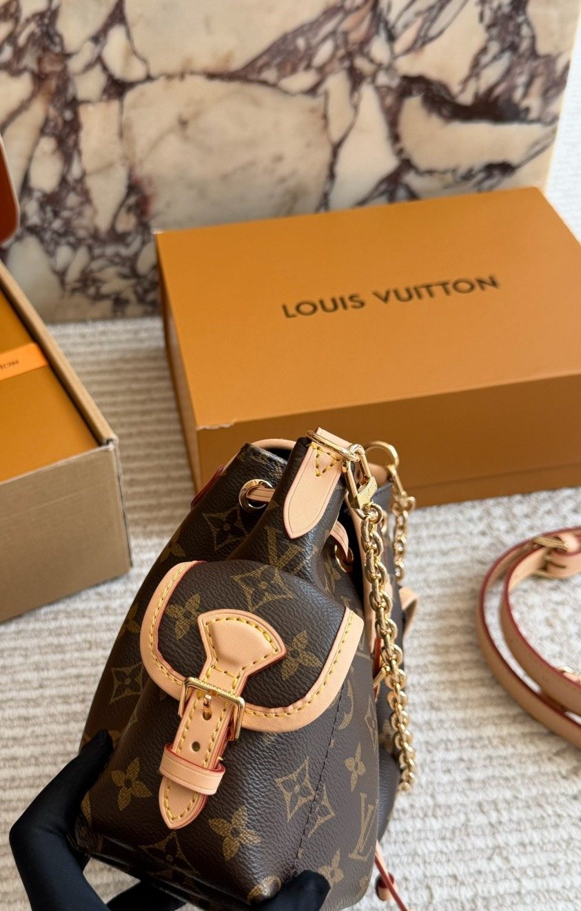 Louis Vuitton Odyssée Monogram Shoulder Bag — side