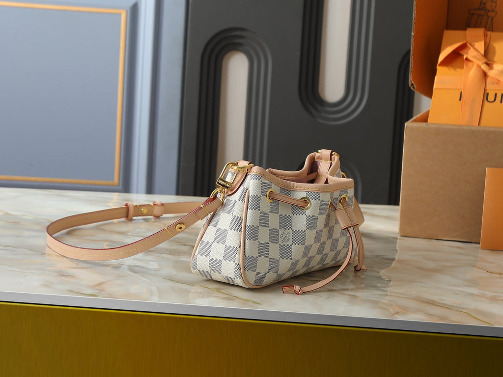 Louis Vuitton Nano Frivole Drawstring Shoulder Bag — side