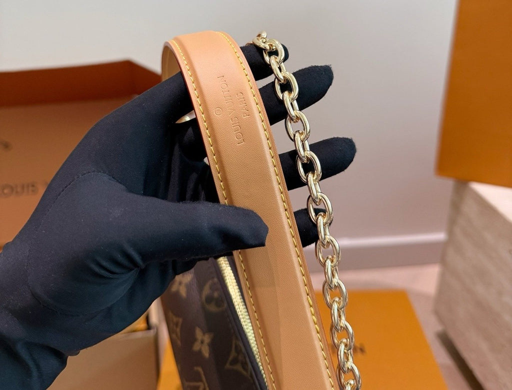 Louis Vuitton Side Trunk Monogram Shoulder Bag — detail