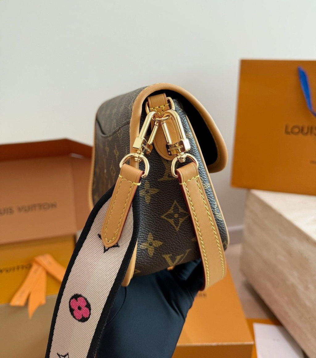 Louis Vuitton Diane Monogram Shoulder Bag — side
