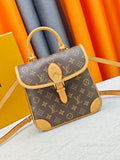 Louis Vuitton Monogram Buckle-Flap Top Handle Bag — hero