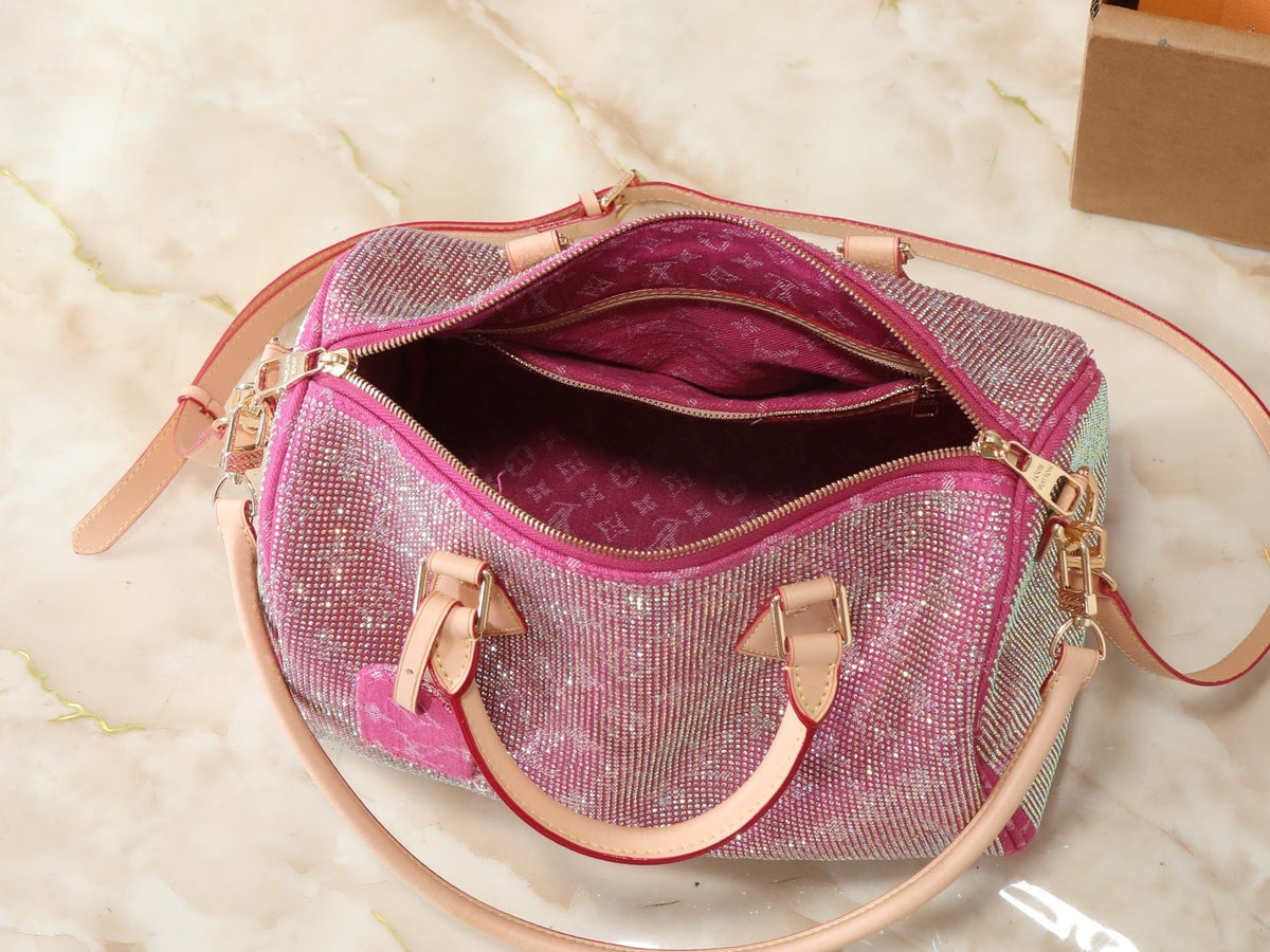Louis Vuitton Speedy Soft Monogram Top-Handle Bag — detail