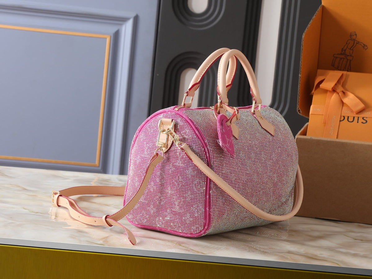 Louis Vuitton Speedy Soft Monogram Top-Handle Bag — side