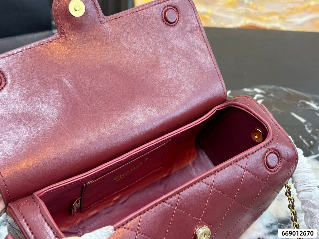 Chanel Arched-Handle Flap Bag — detail