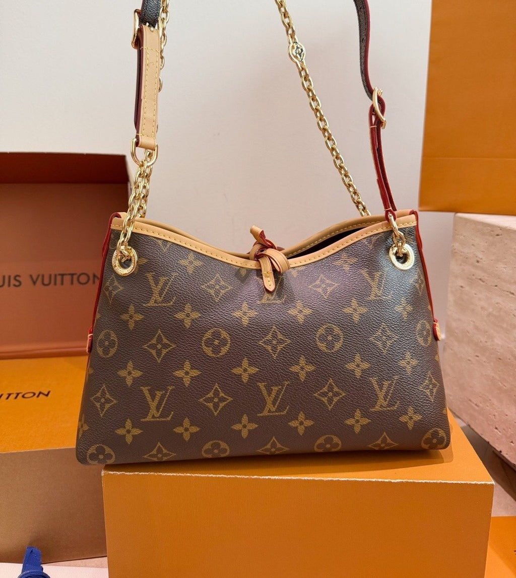 Louis Vuitton Carryall BB Monogram Shoulder Bag — back
