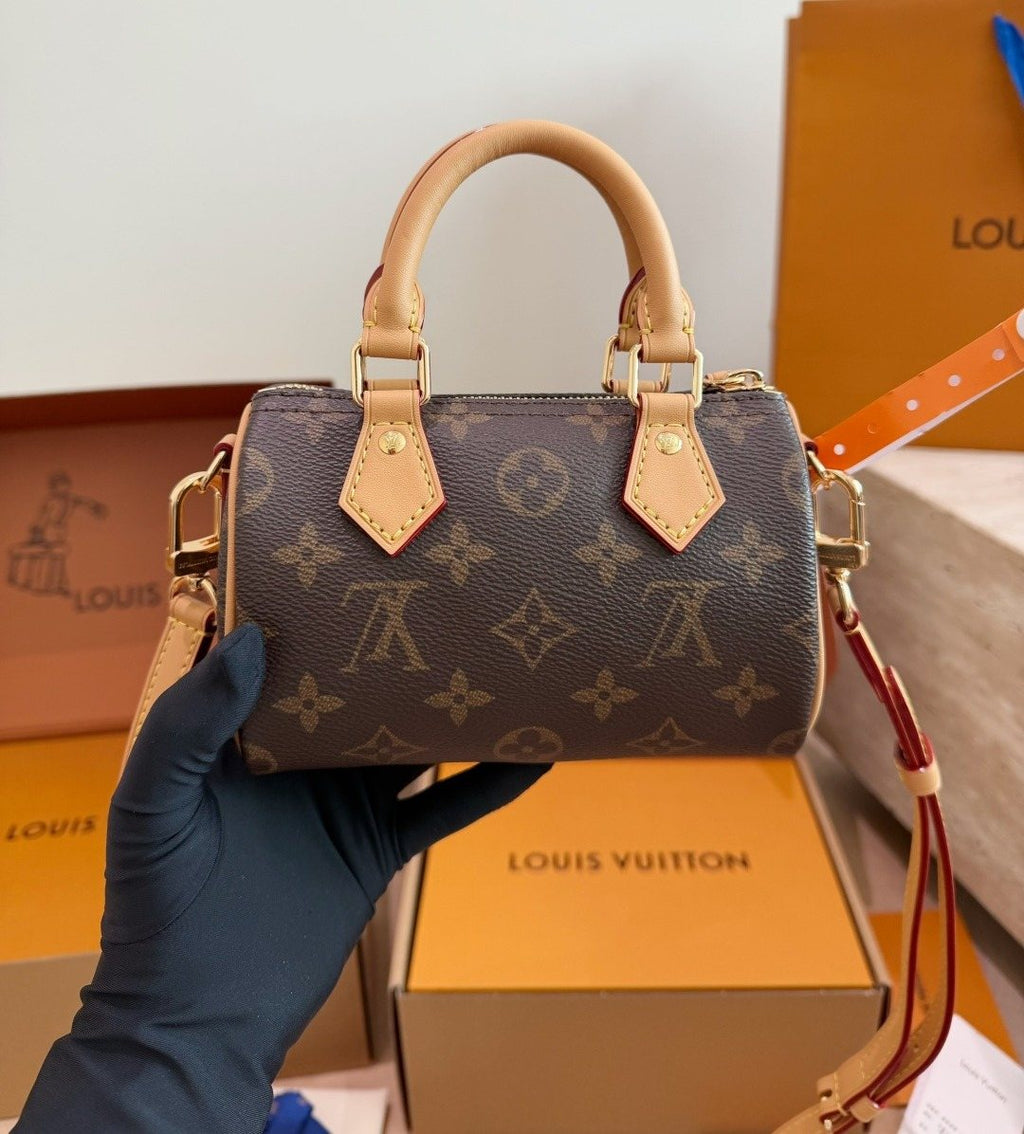 Louis Vuitton Nano Monogram Barrel Bag — back