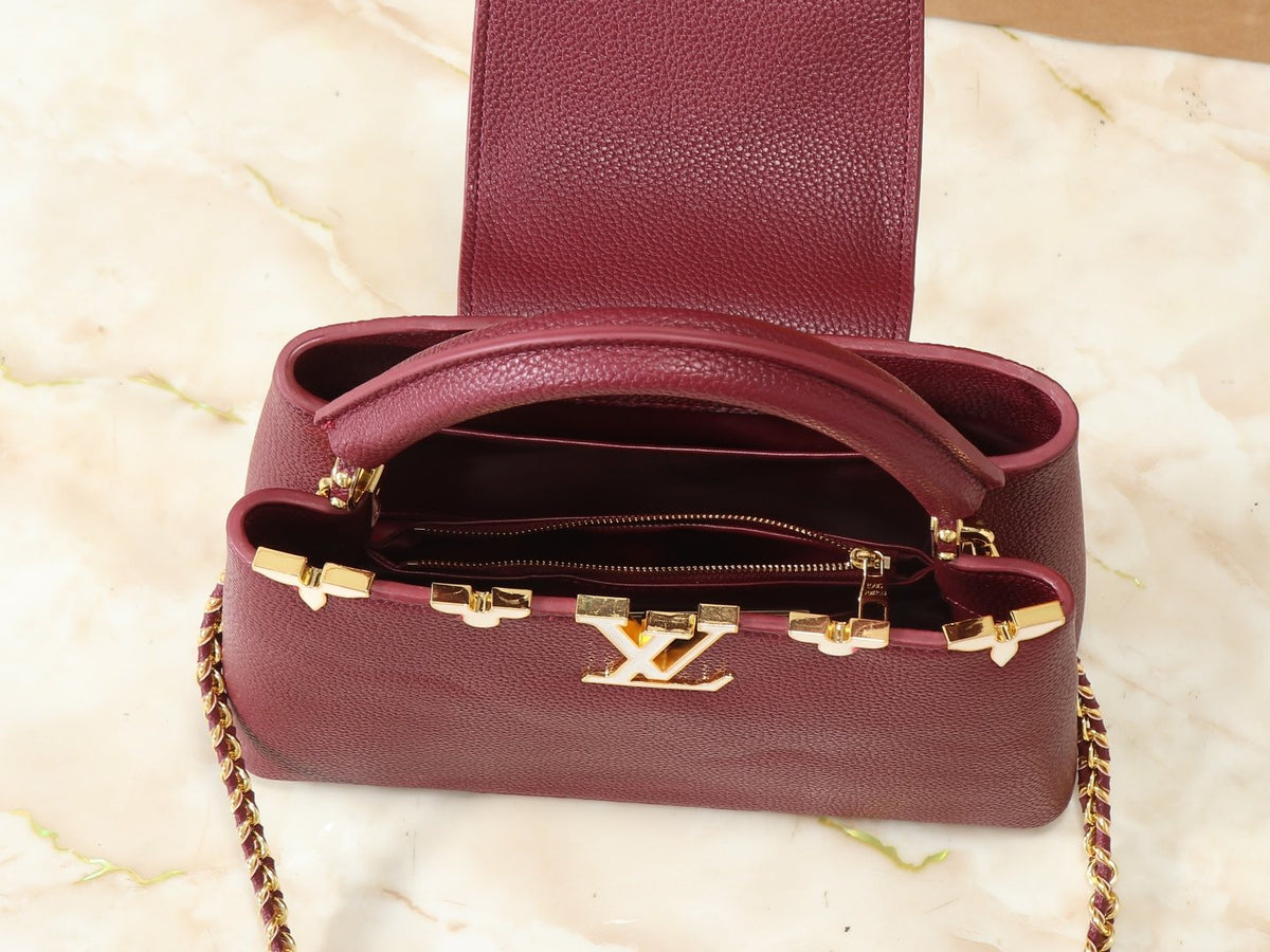 Louis Vuitton Capucines Flower Crown Top-Handle Bag — detail