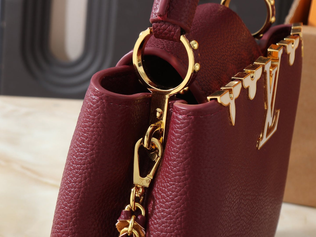 Louis Vuitton Capucines Flower Crown Top-Handle Bag — detail