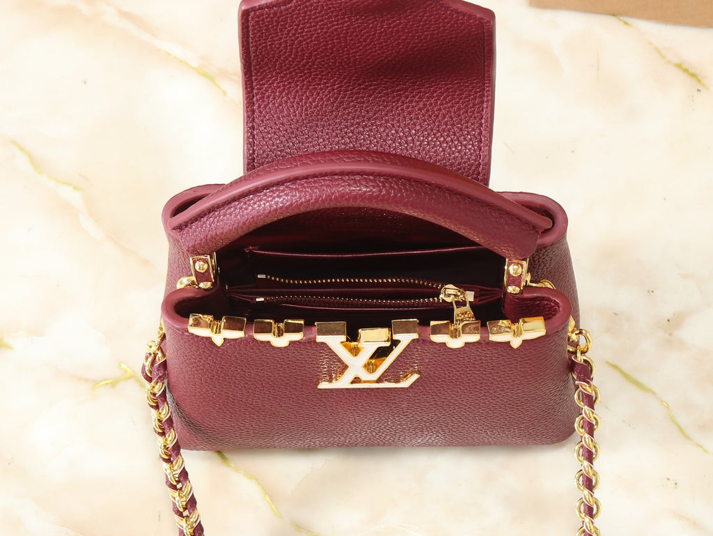 Louis Vuitton Capucines Flower Crown Top-Handle Bag — detail
