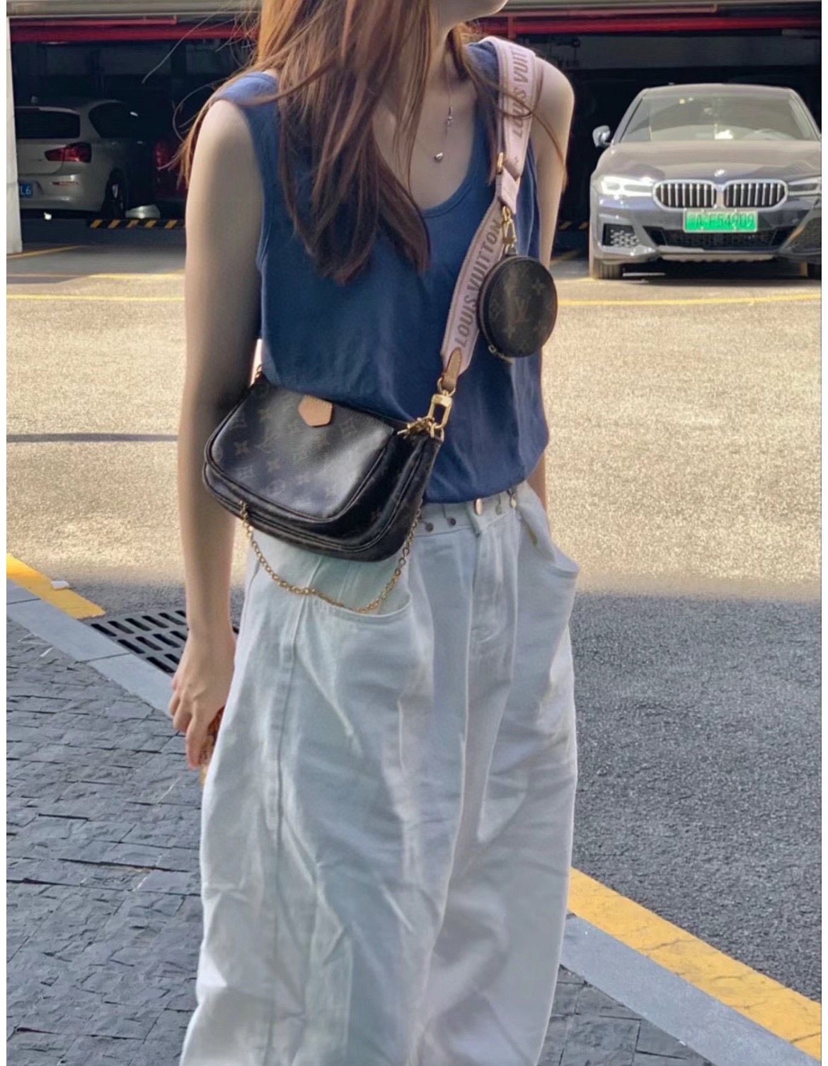 Louis Vuitton Monogram Multi-Pouch Crossbody Bag Set — model