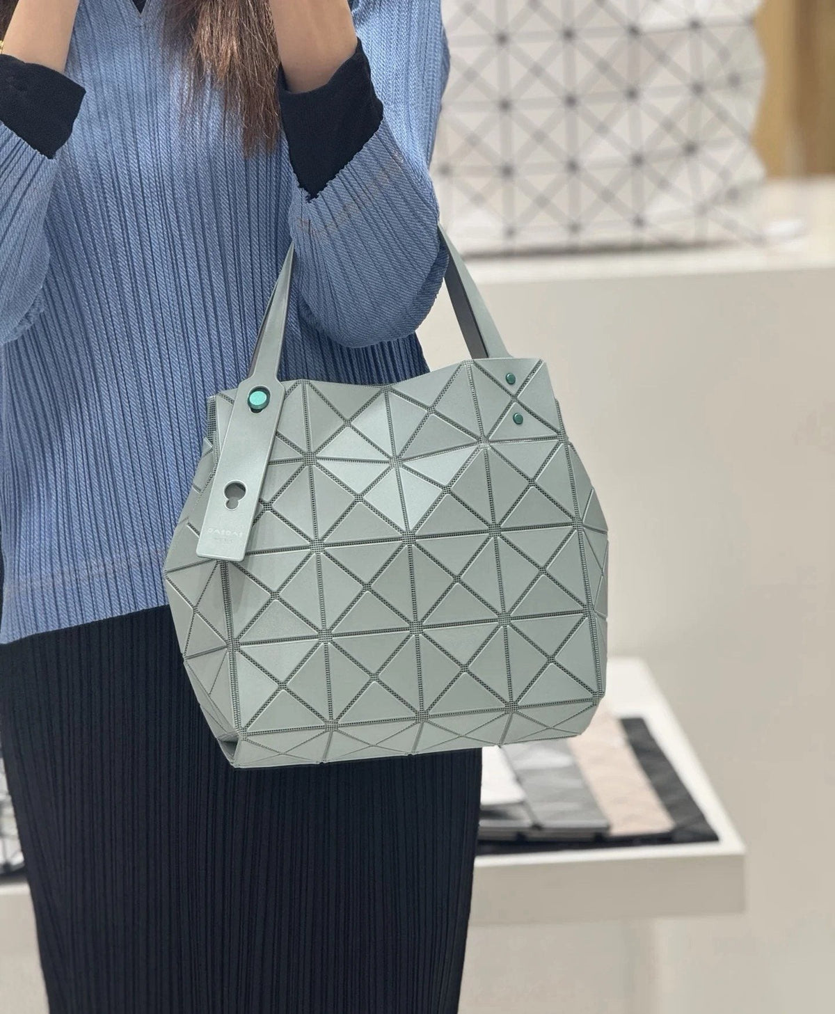 BAO BAO Carat Triangular-Panel Tote — model